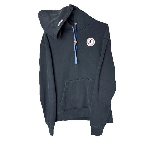 Jordan x DJ Khaled We The Best Off Noir Black Hoodie Men Medium Nike Streetwear - Picture 2 of 13